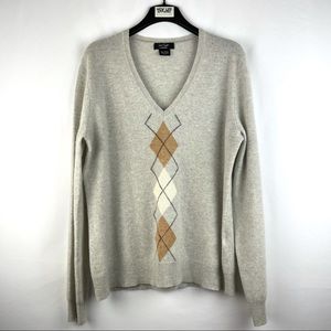 Lord & Taylor Women’s Grey 100% Cashmere Sweater